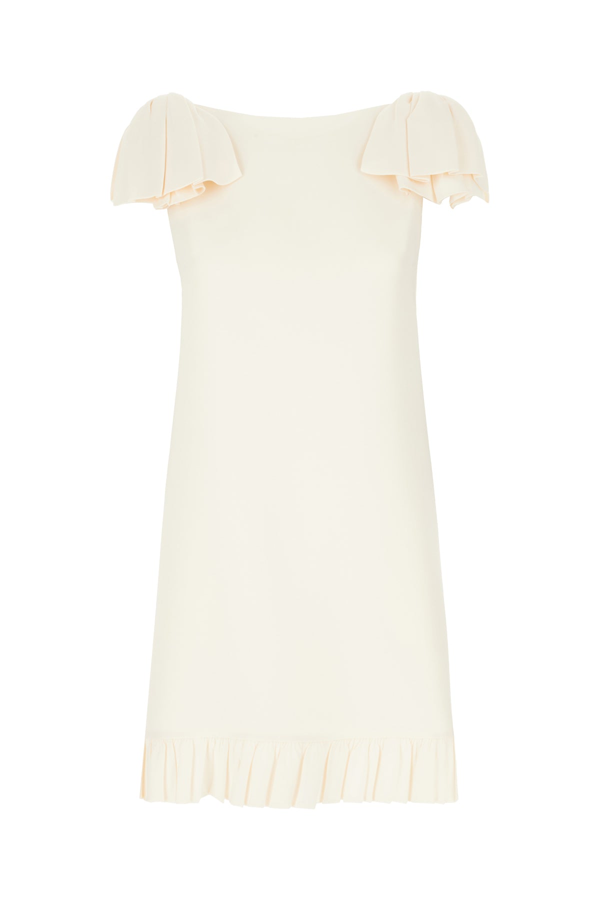 Valentino Garavani Mini abito in misto lana avorio
