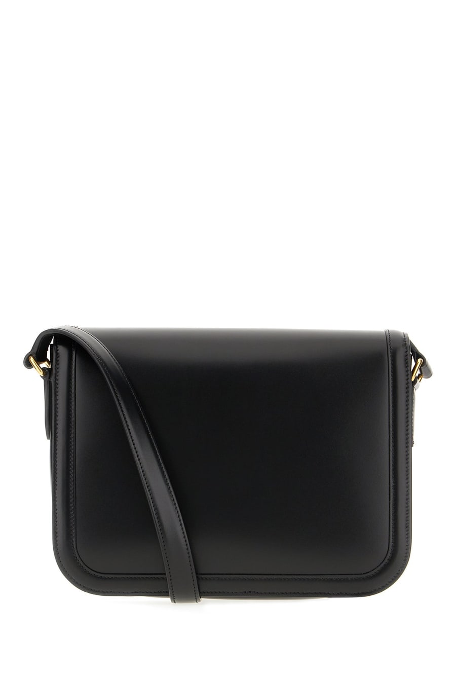 Valentino Garavani Borsa a tracolla 9TO5 in pelle nera, view 3
