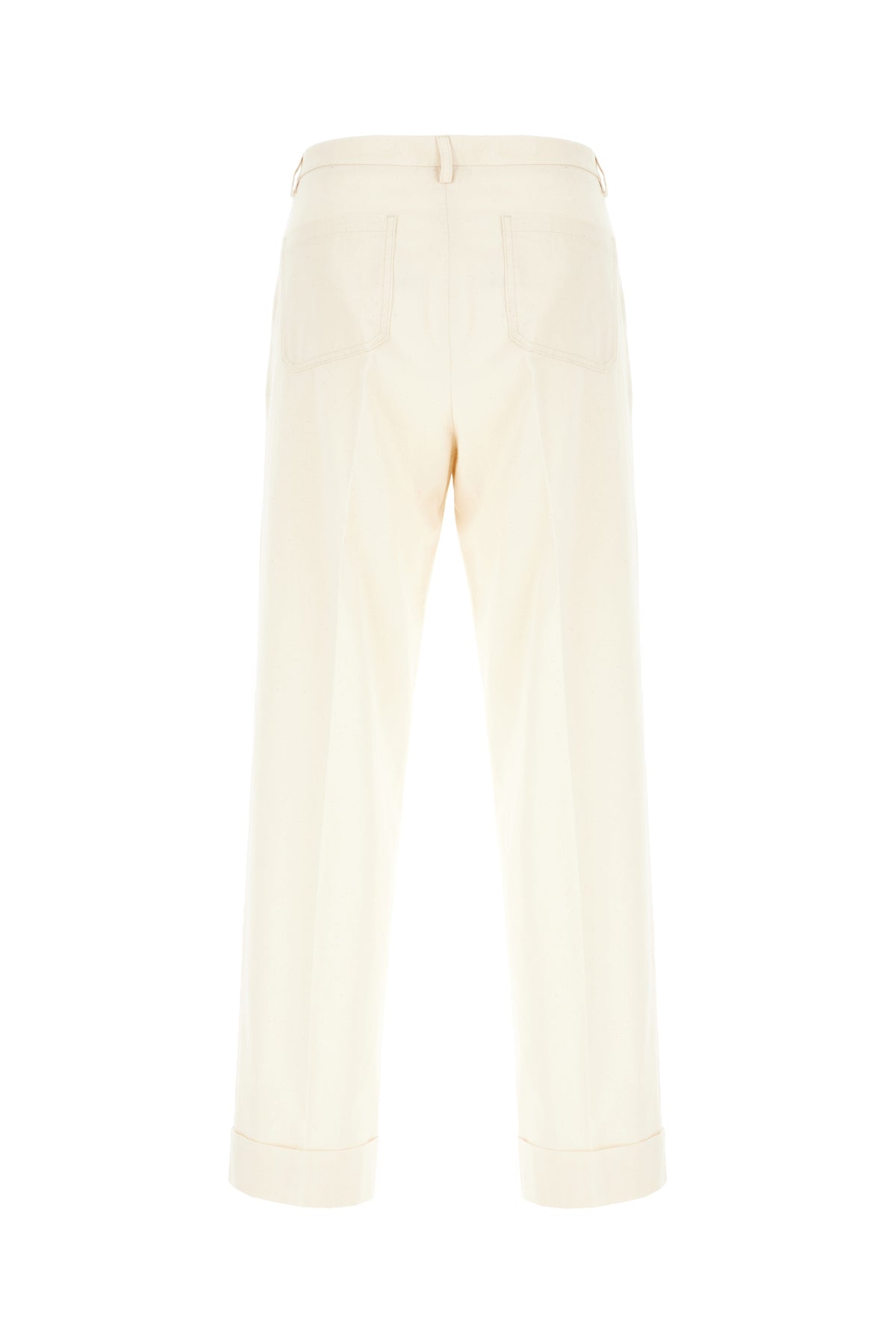 Valentino Garavani Pantalone in cotone sabbia, view 2