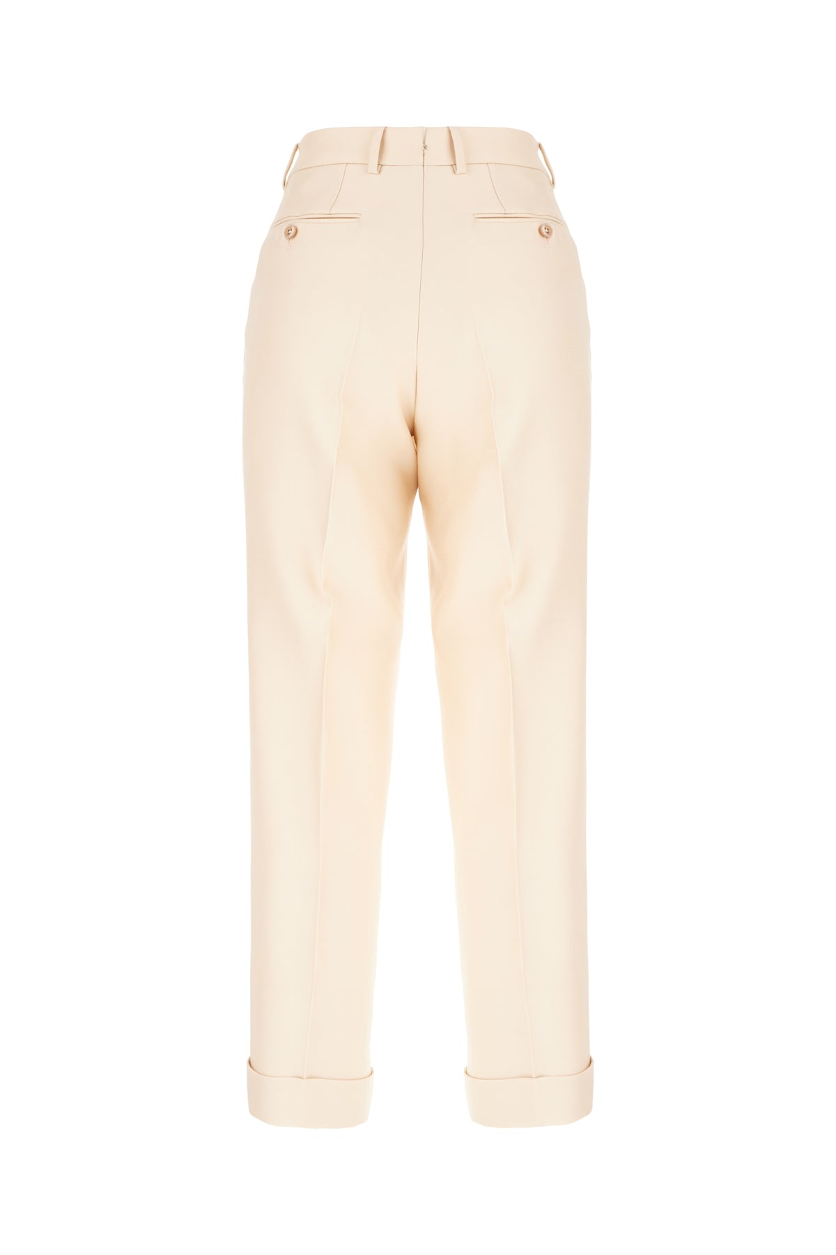 Tom Ford Pantalone in misto lana rosa pastello, view 2
