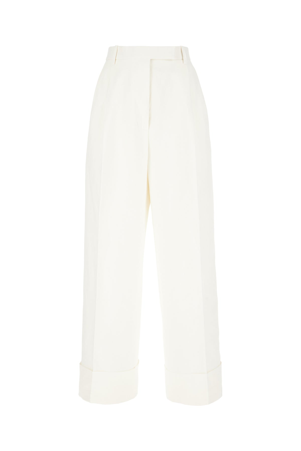 Thom Browne Pantalone in misto cotone avorio