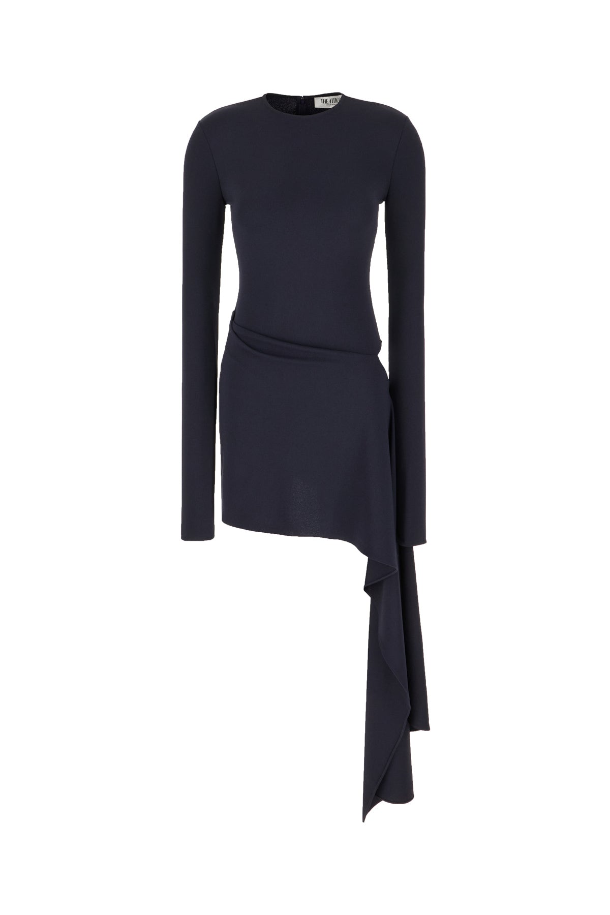 The Attico Mini abito in poliestere blu navy