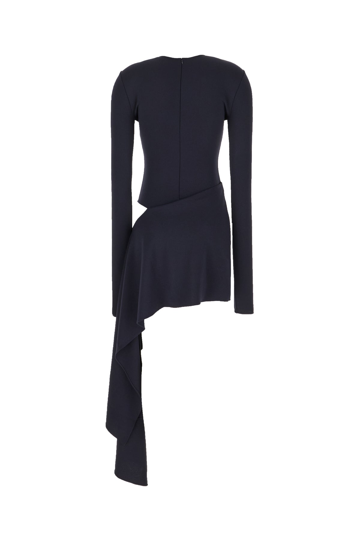 The Attico Mini abito in poliestere blu navy, view 2
