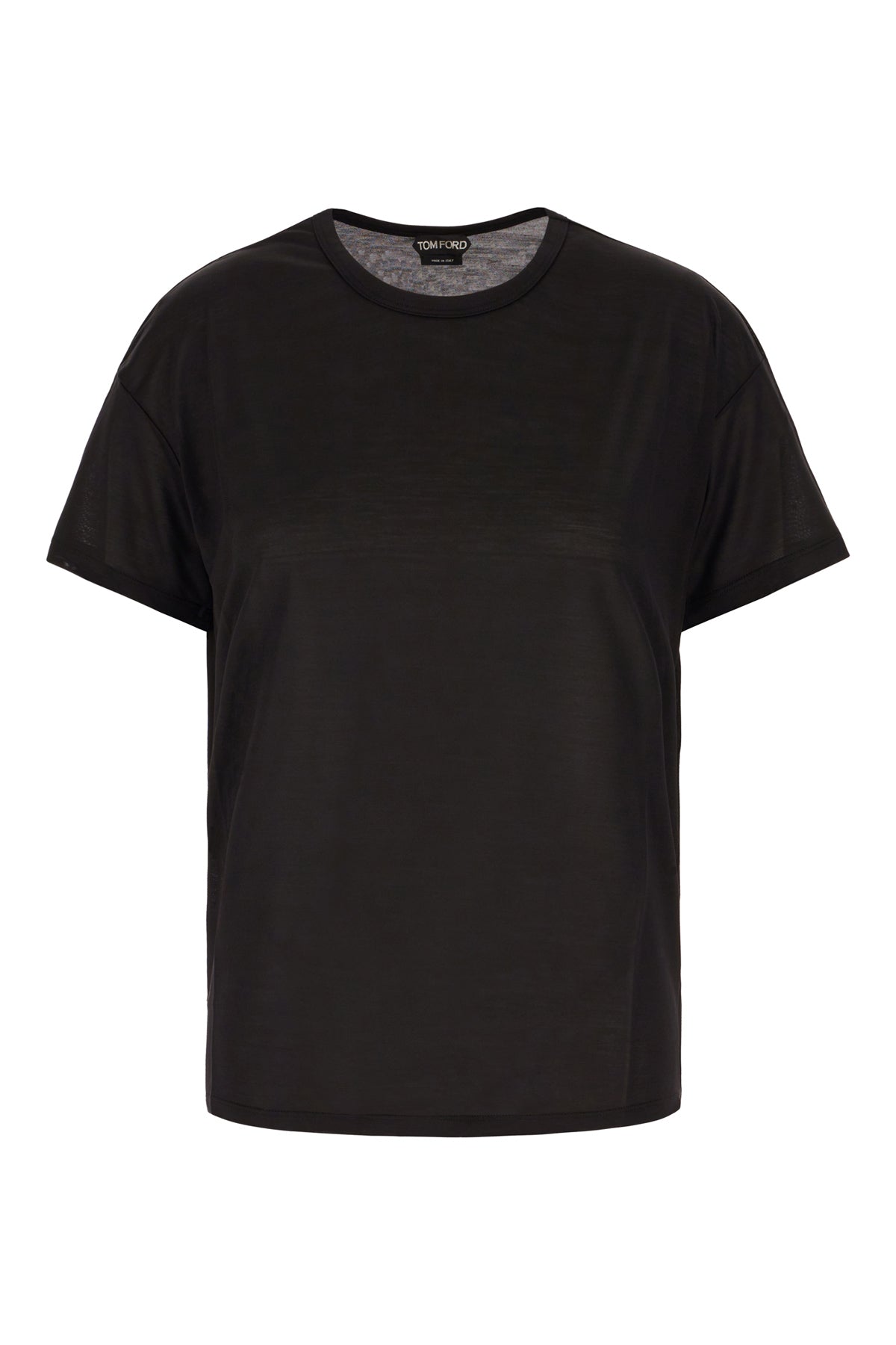 Tom Ford T-shirt in seta nera
