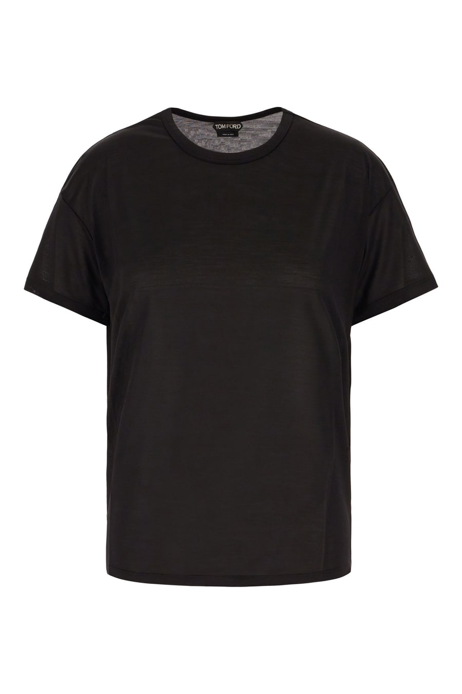 Tom Ford T-shirt in seta nera
