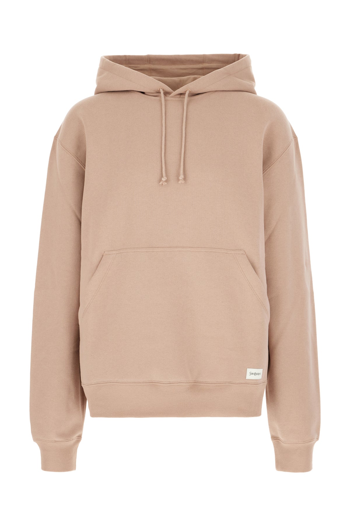 Saint Laurent Felpa in cotone rosa antico
