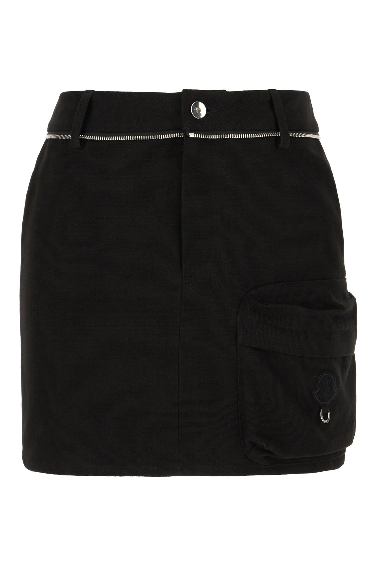 MONCLER GENIUS Minigonna 6 Moncler Willow Smith in cotone nero