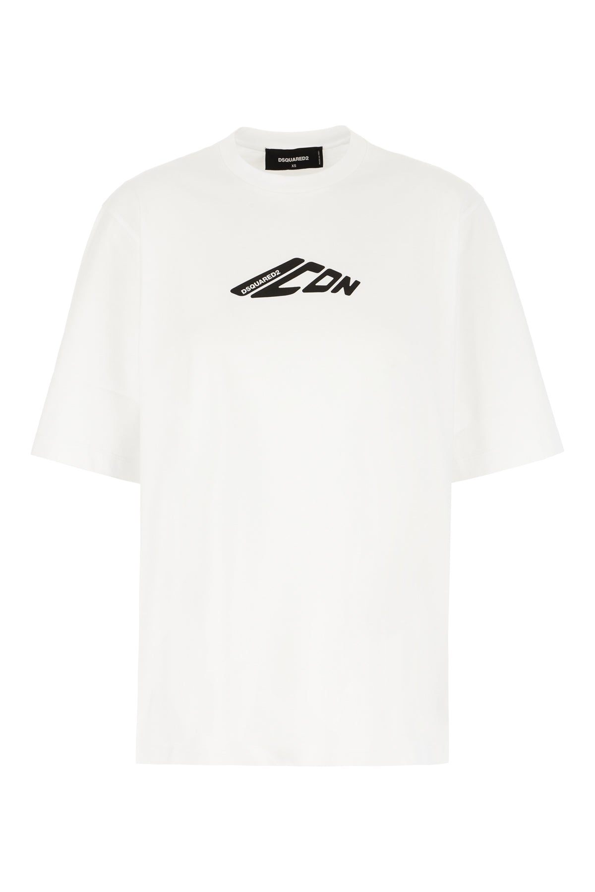 Dsquared2 T-shirt oversize in cotone bianco