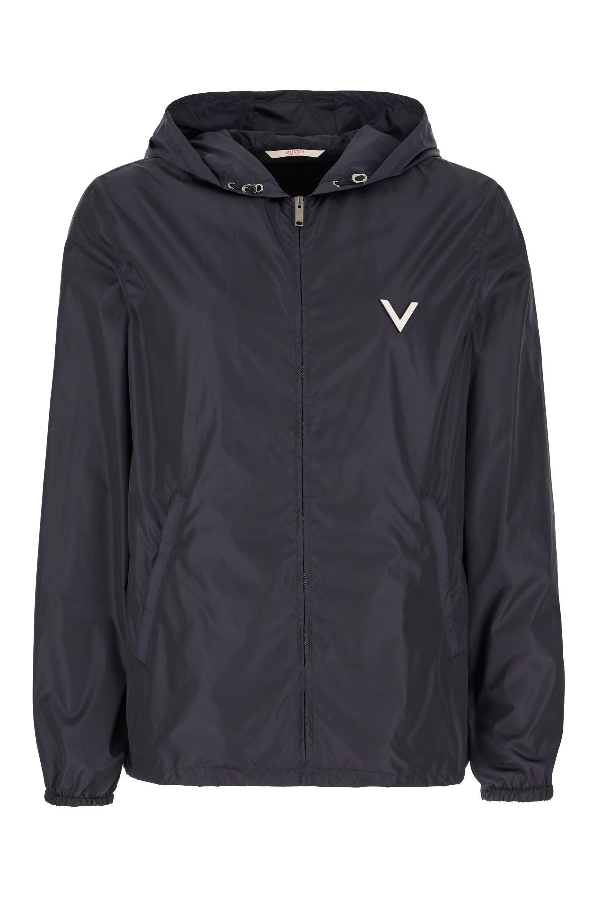 Valentino Garavani Giacca a vento in nylon blu navy