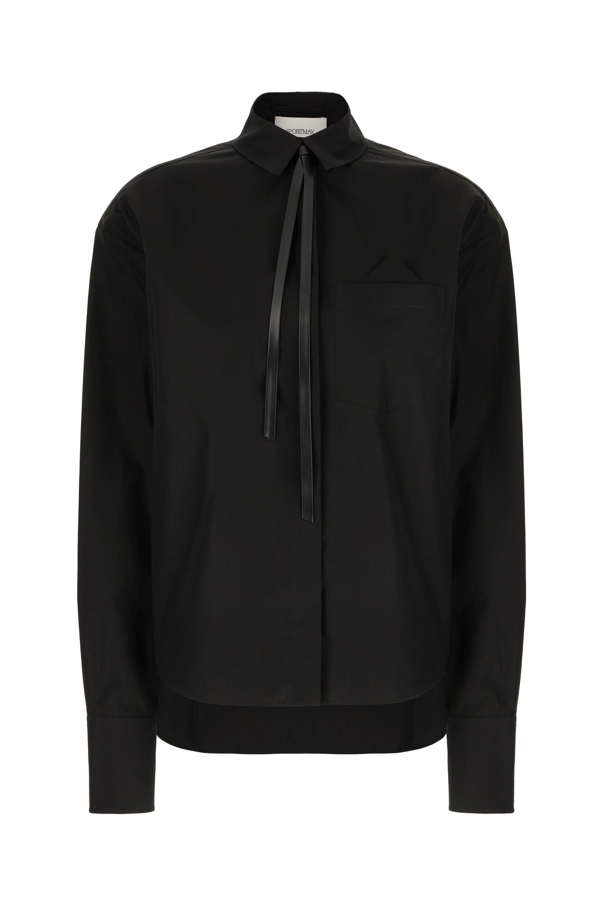 Sportmax Camicia in lana nera