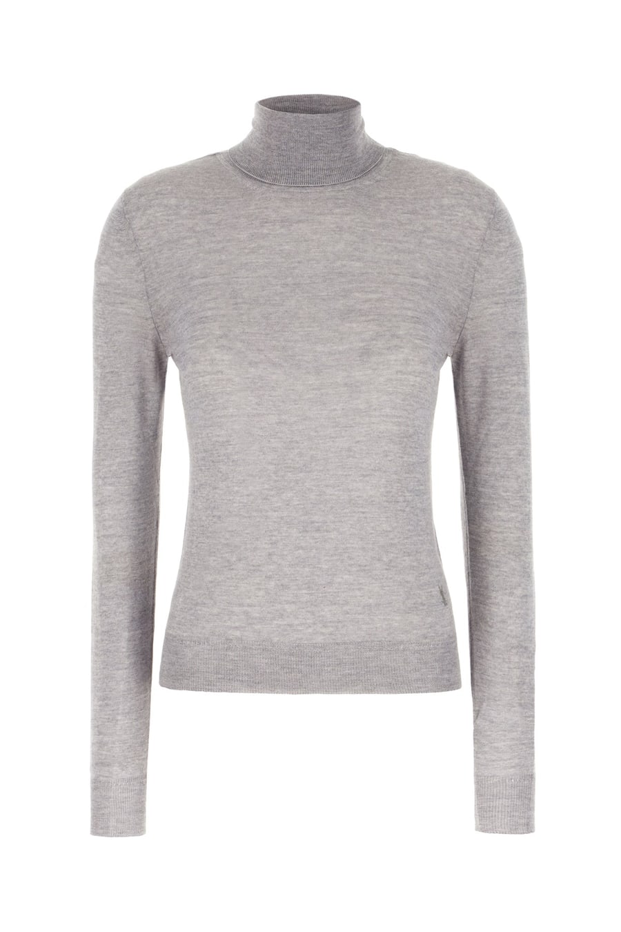 Saint Laurent Top in lana grigia