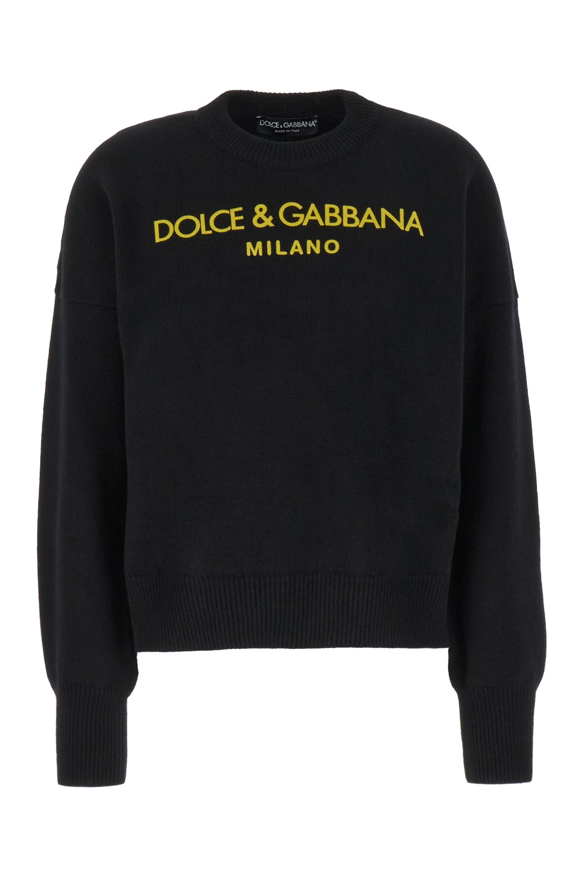 Dolce & Gabbana Maglione oversize in cashmere nero