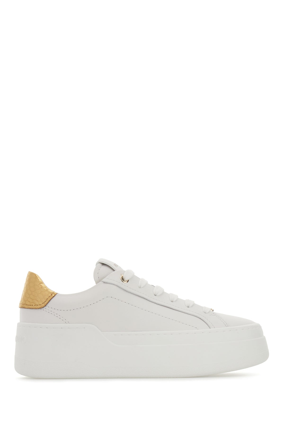 Ferragamo Sneakers in pelle bianca