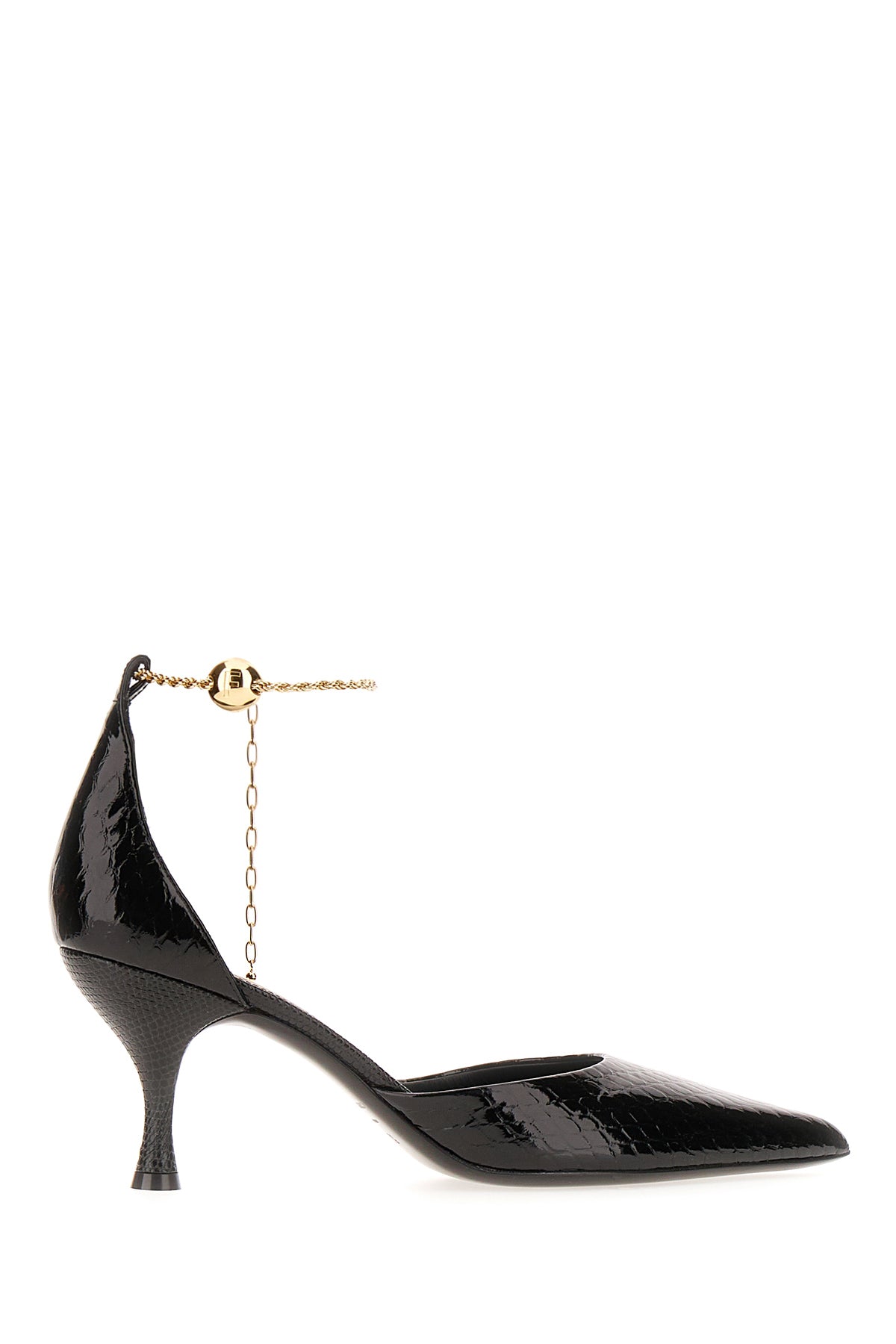 Ferragamo Scarpe con tacco Dana in pelle nera