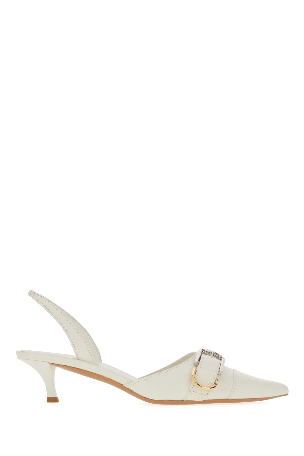 Givenchy Scarpe con tacco Voyou in pelle gesso