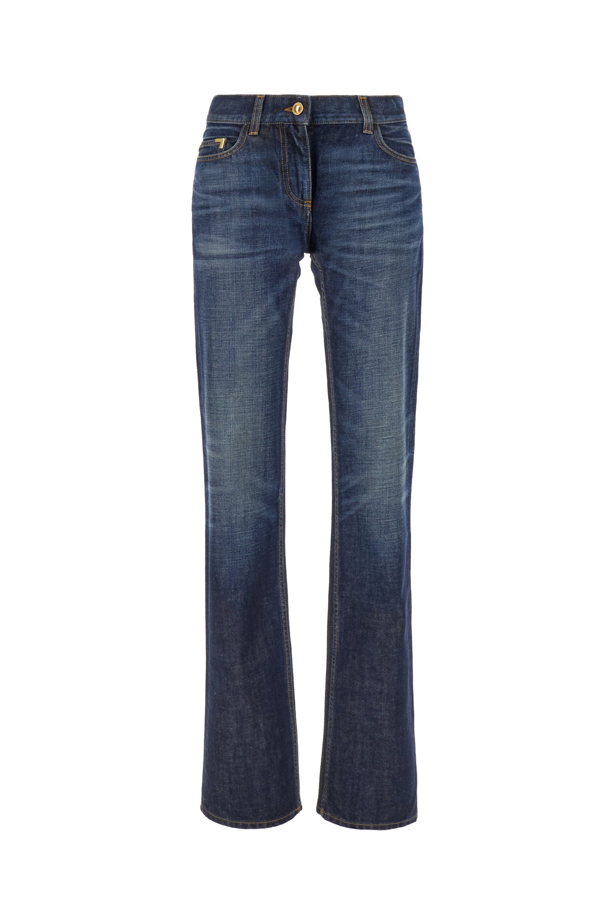 Palm Angels Jeans in denim blu scuro