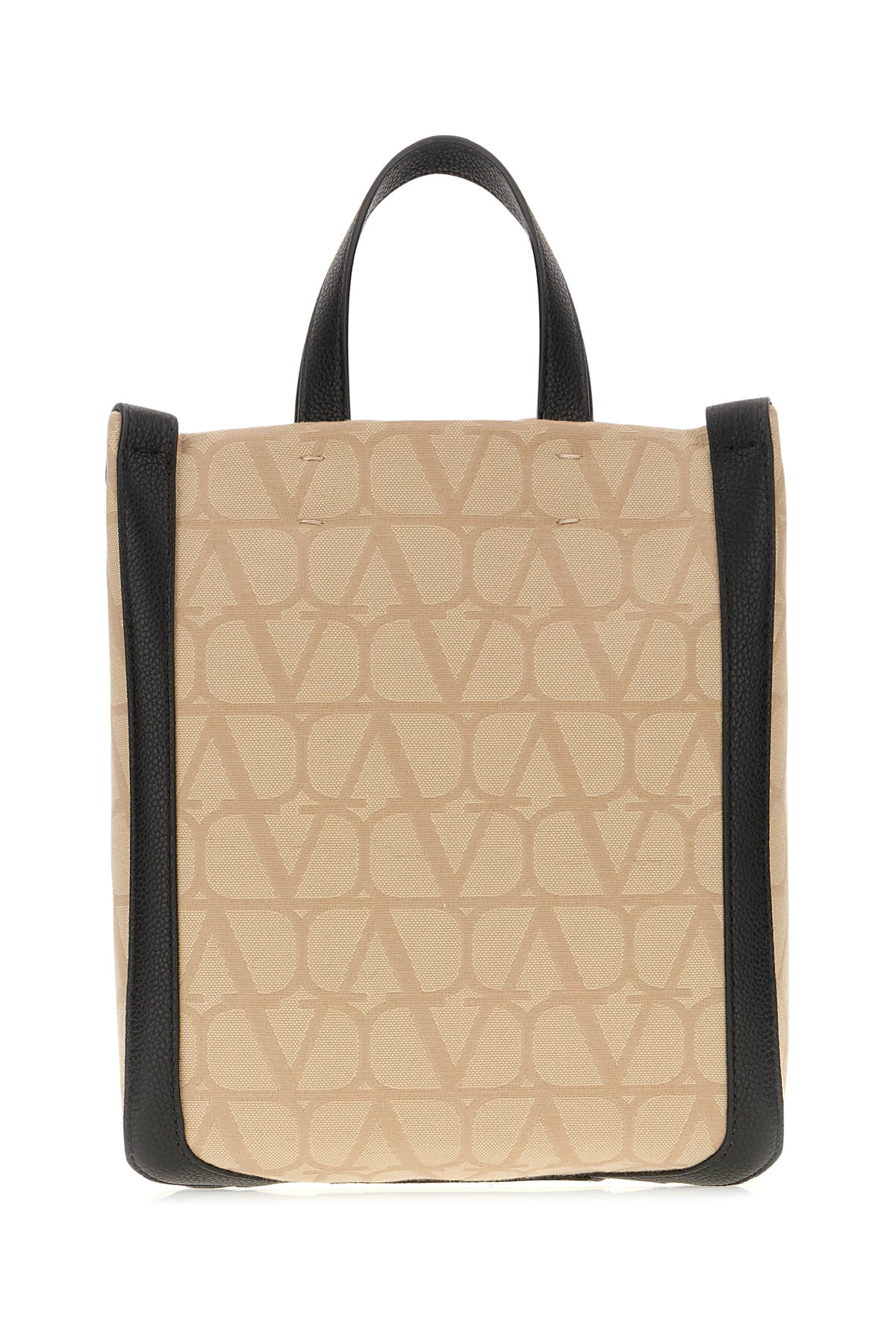 Valentino Garavani Borsa a mano in Toile Iconographe beige