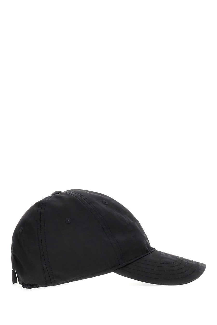 Off-White Cappello da baseball in nylon nero, view 2