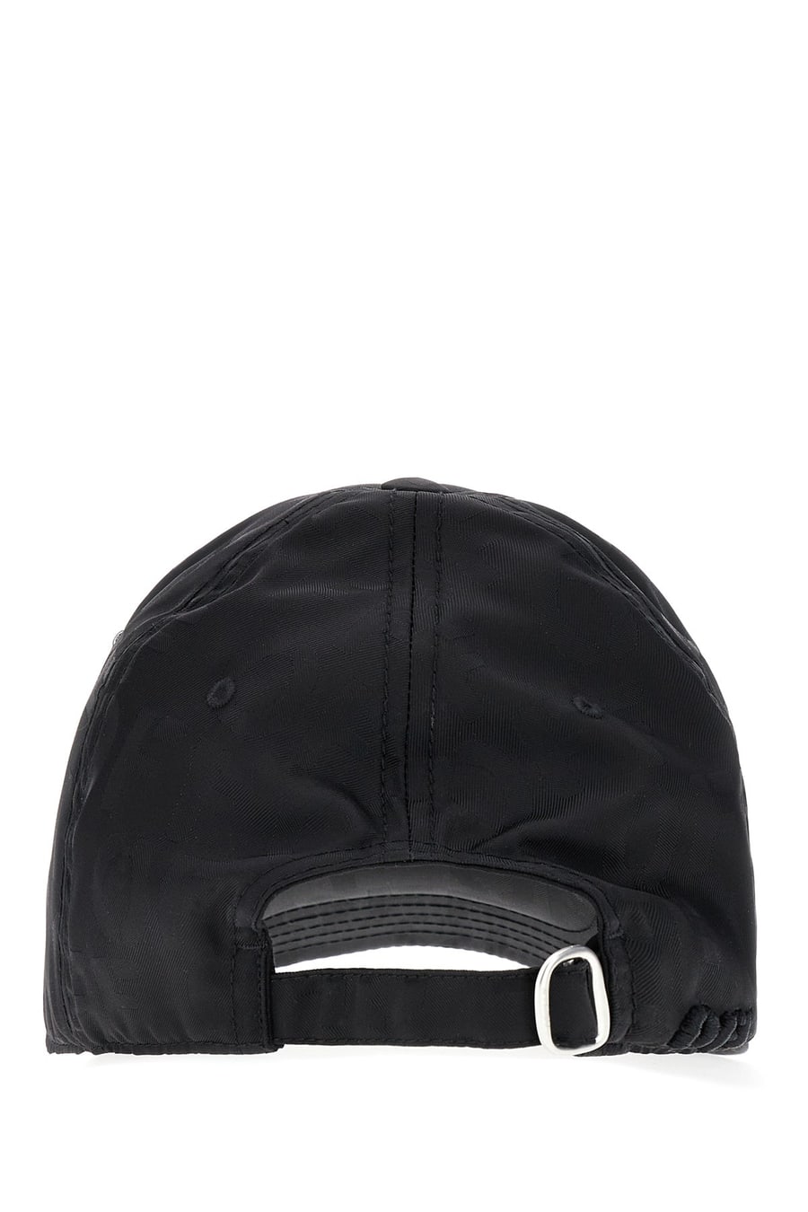 Off-White Cappello da baseball in nylon nero, view 3