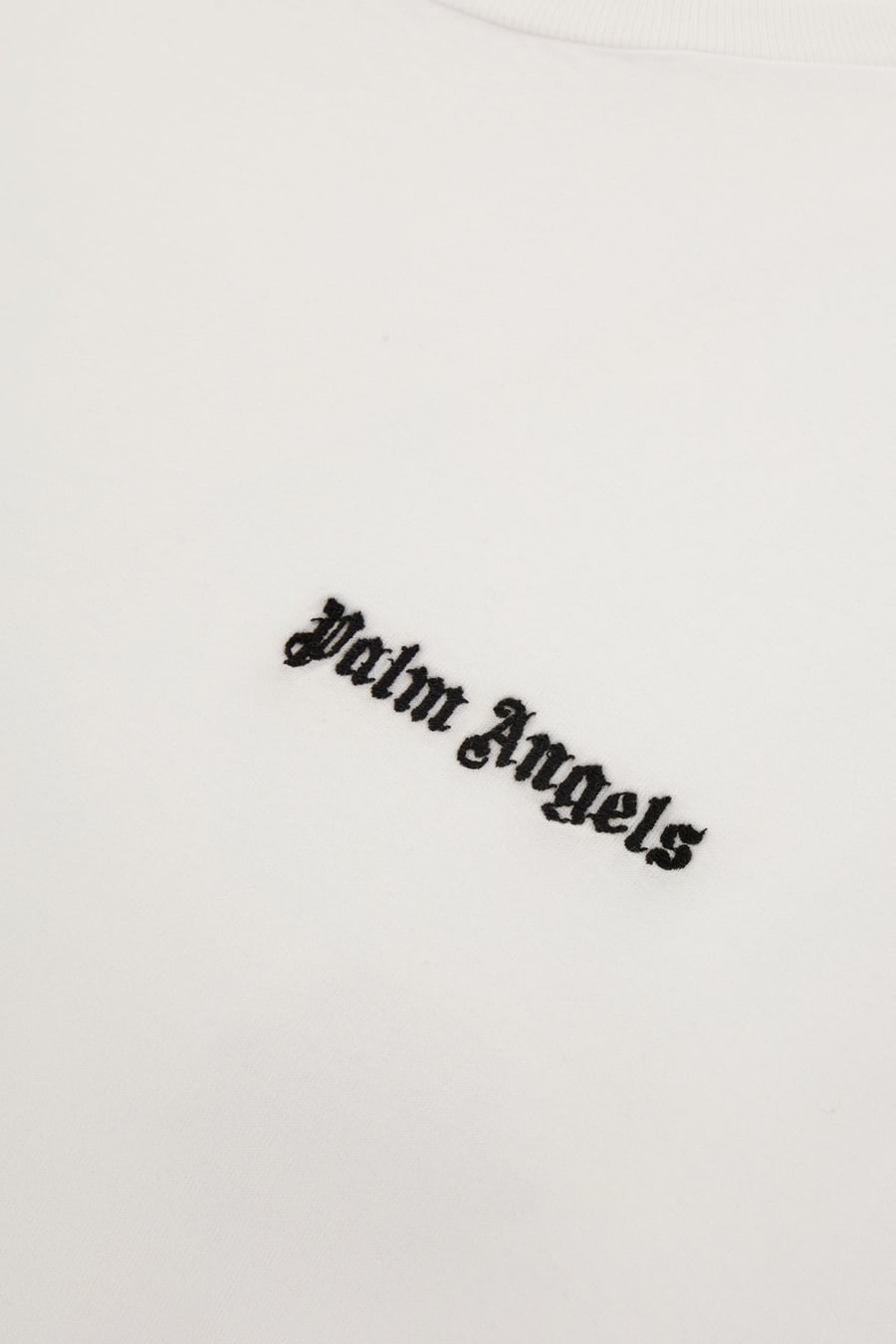 Palm Angels T-shirt in cotone bianco, view 3