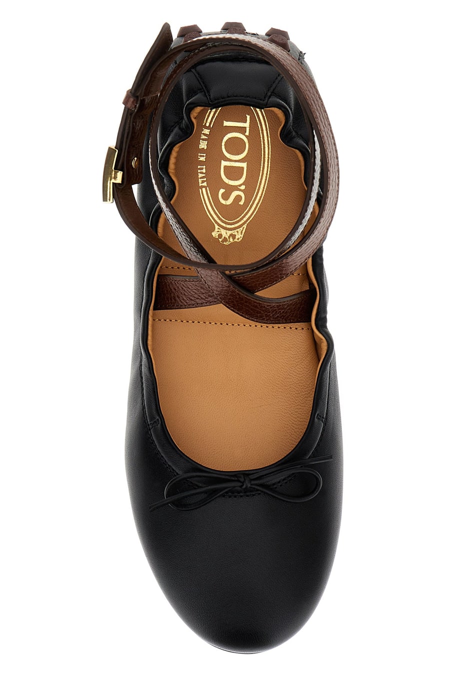 Tod's Ballerine Bubble in pelle nera, view 4