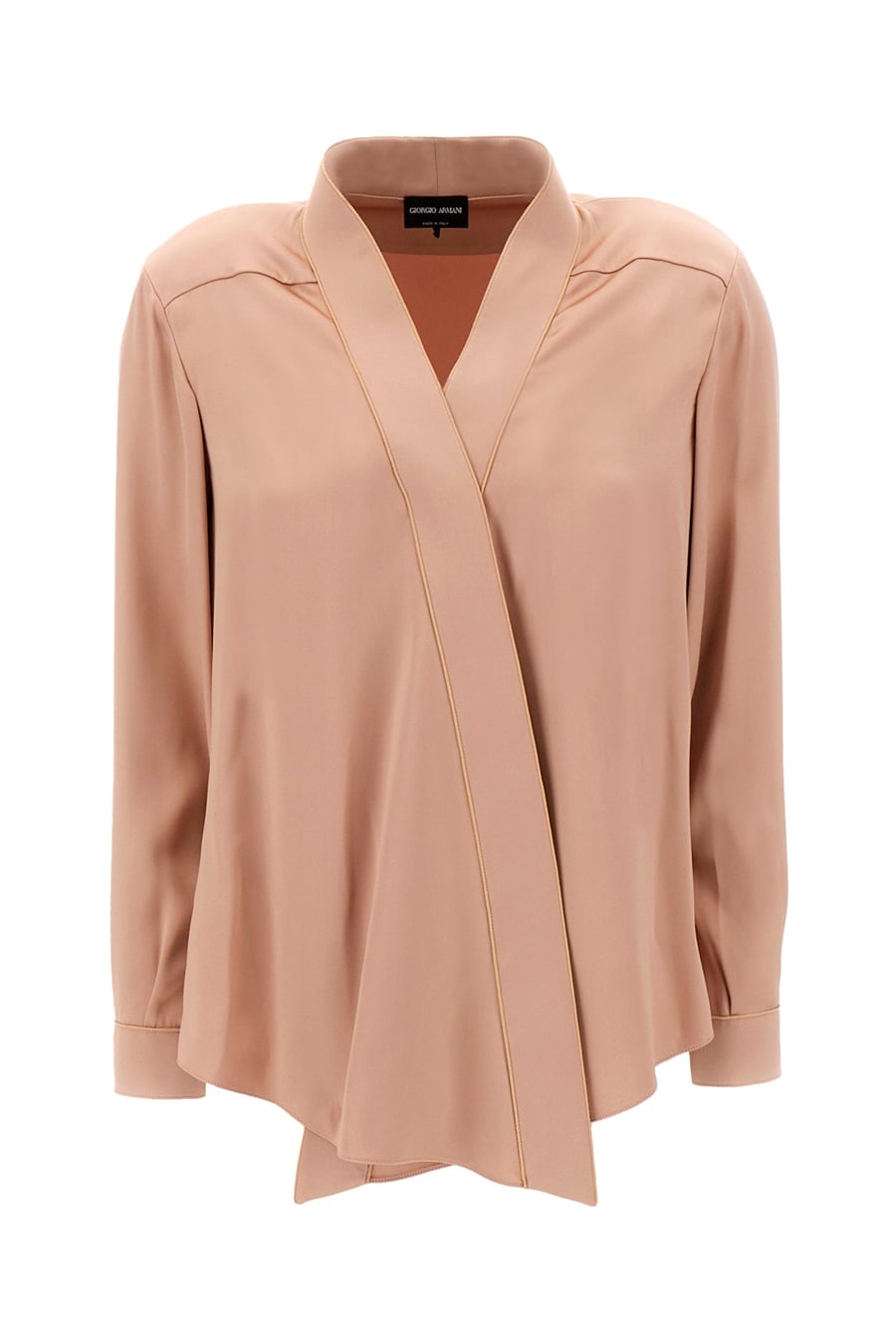 Giorgio Armani Blusa in seta rosa antico