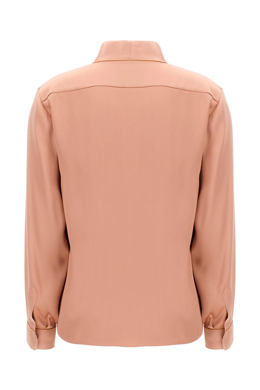 Giorgio Armani Blusa in seta rosa antico, view 2