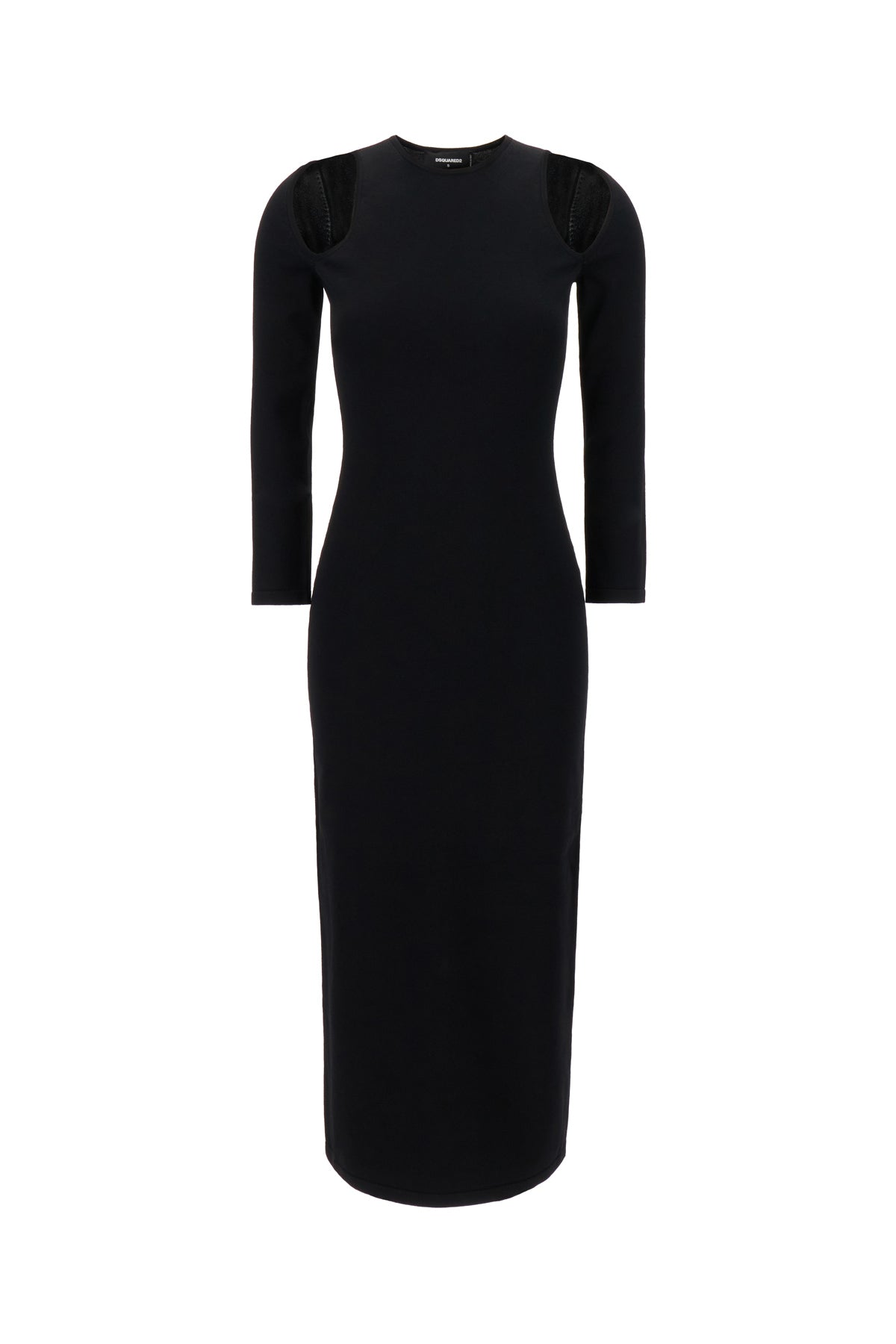 Dsquared2 Abito in misto viscosa nera