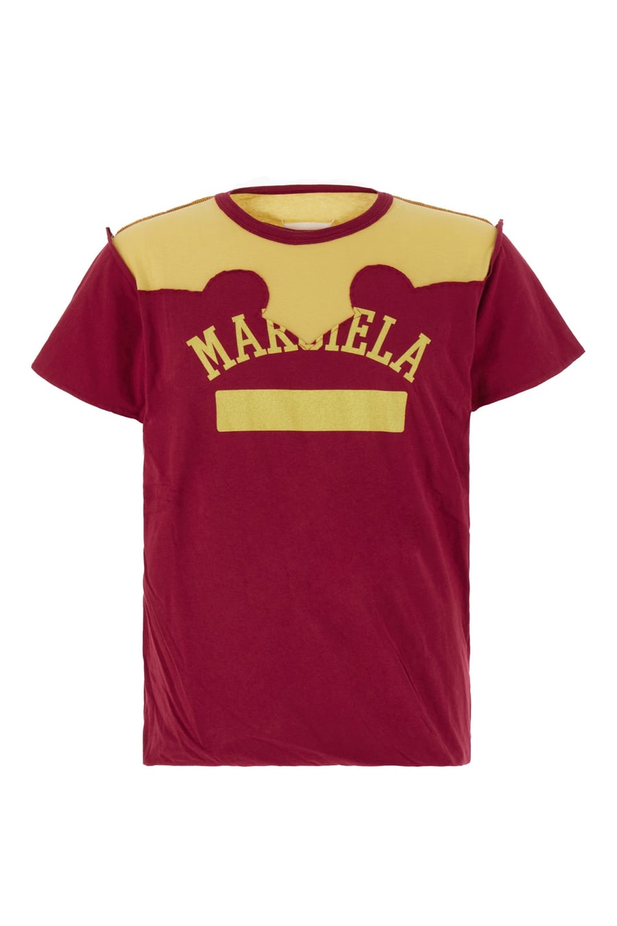 Maison Margiela T-shirt in cotone bicolor