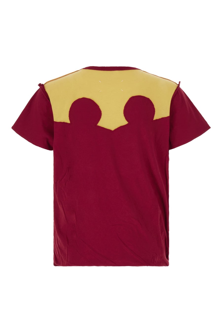 Maison Margiela T-shirt in cotone bicolor, view 2