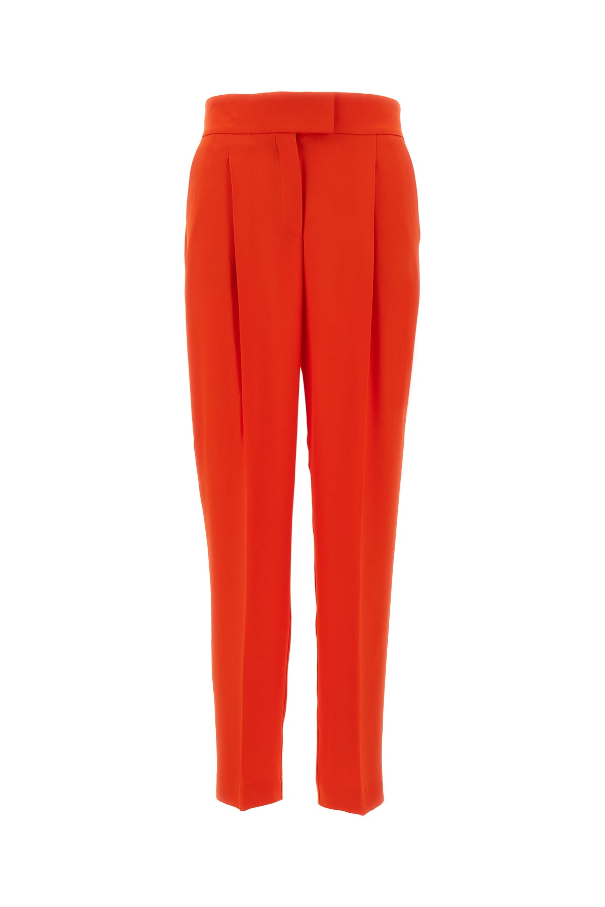 HUGO BOSS Pantalone in misto acetato corallo