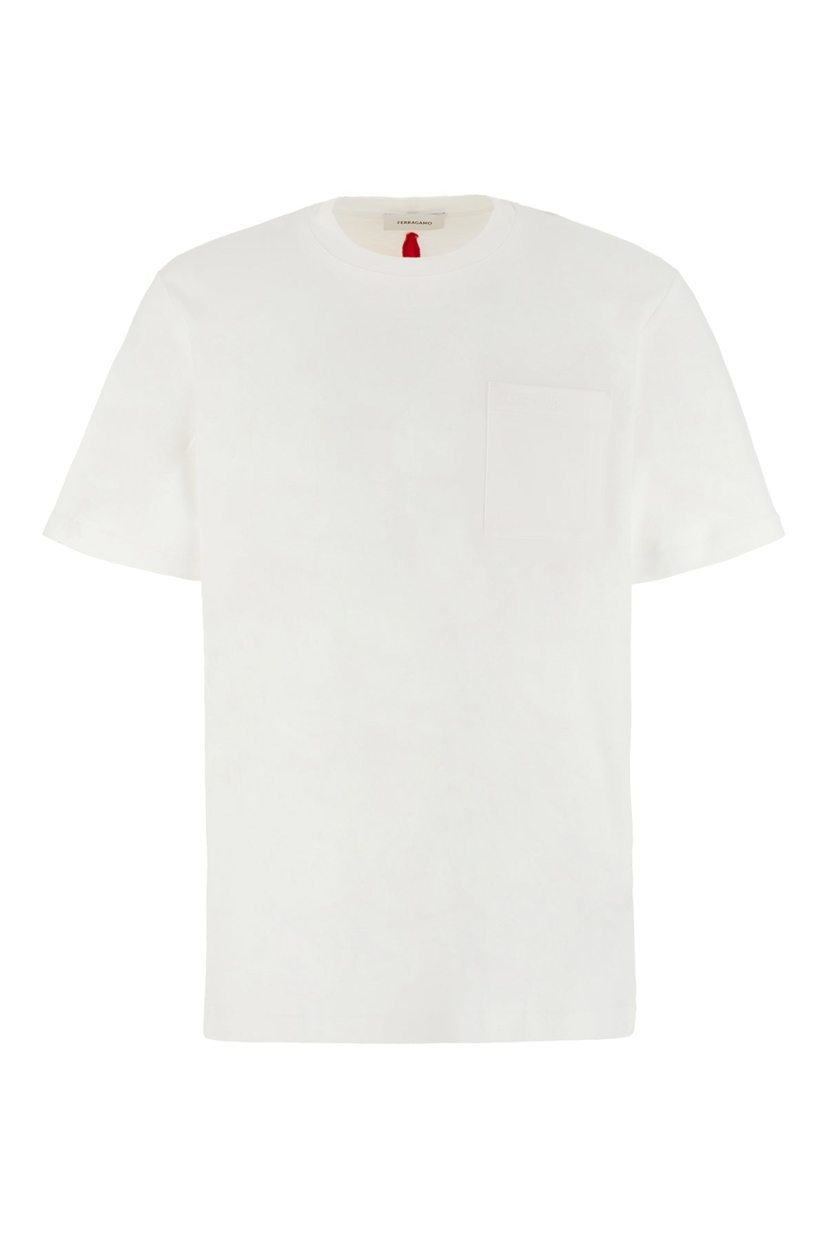 Ferragamo T-shirt in cotone bianco
