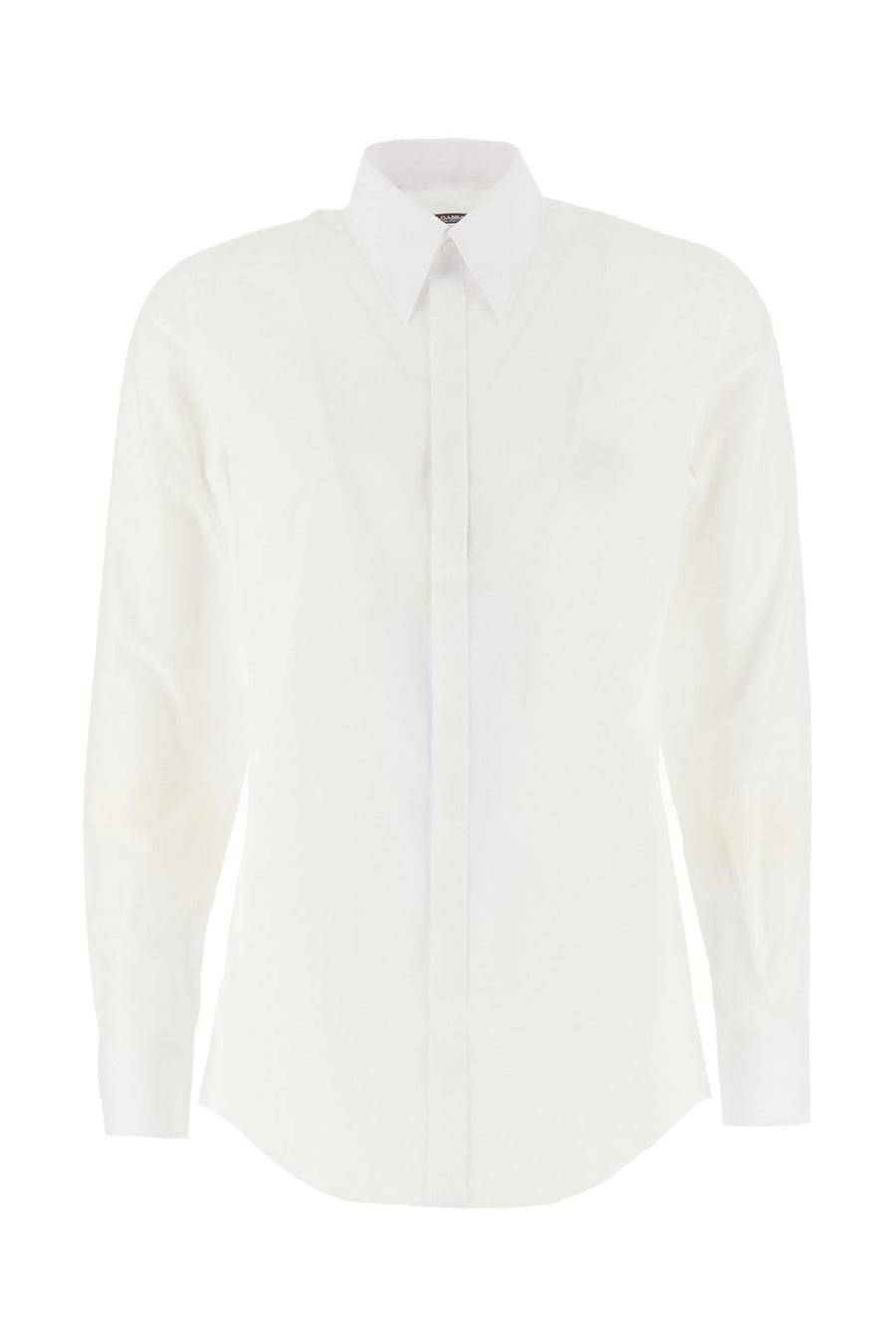 Dolce & Gabbana Camicia in popeline bianco