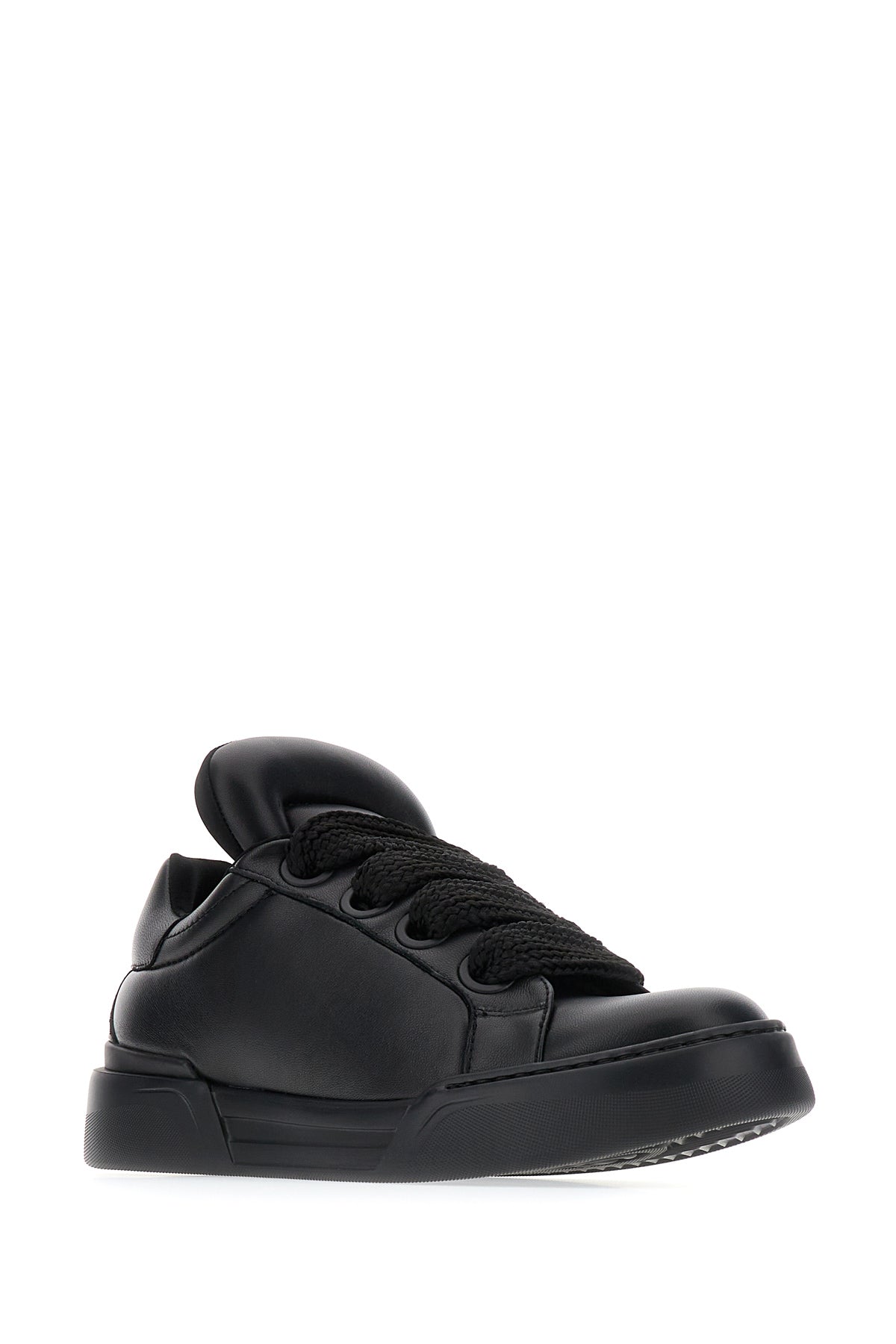 Dolce & Gabbana Sneakers Mega Skate in nappa nera, view 2