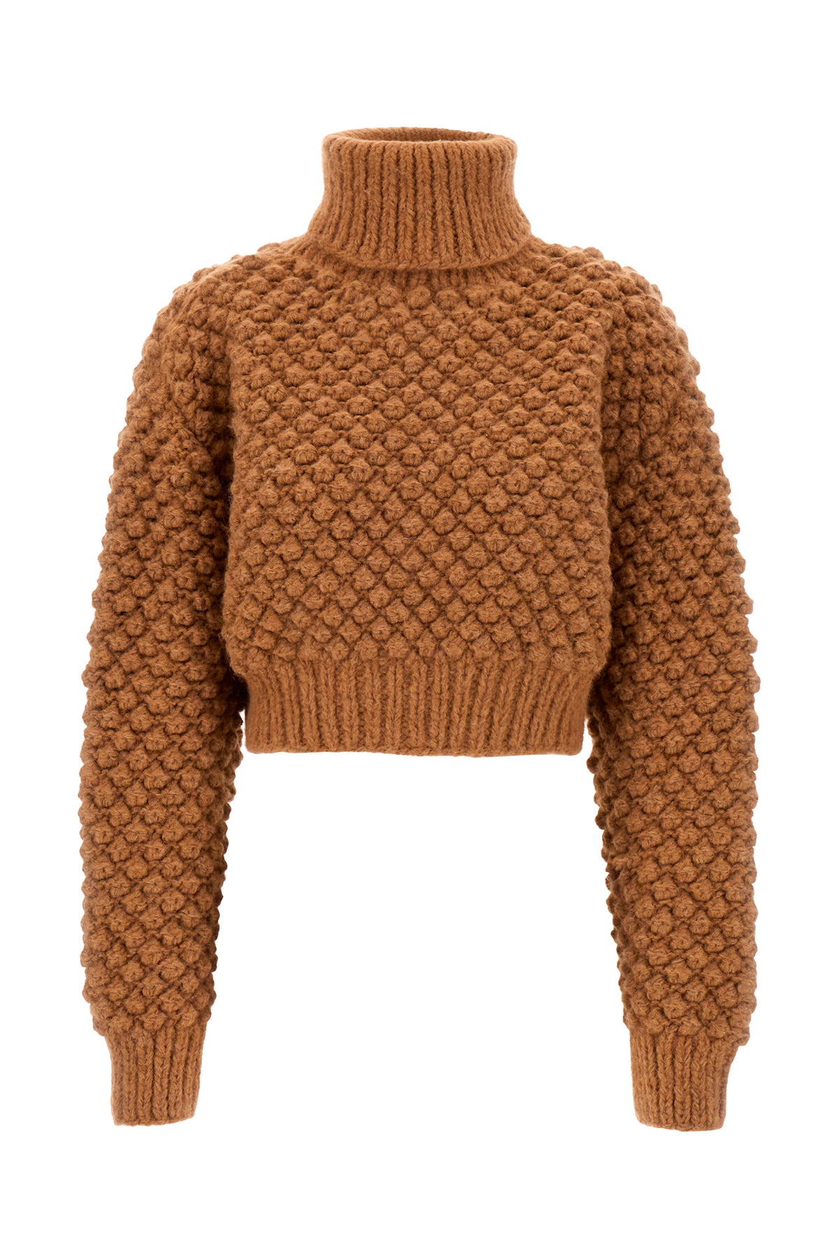 Dolce & Gabbana Maglione in misto alpaca cammello