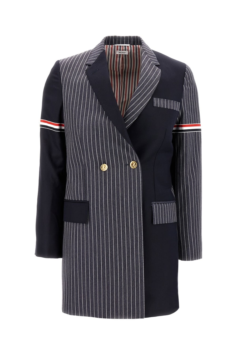 Thom Browne Giacca in lana ricamata
