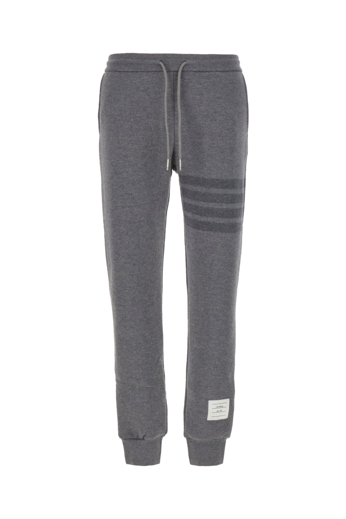Thom Browne Pantalone jogging in lana grigia