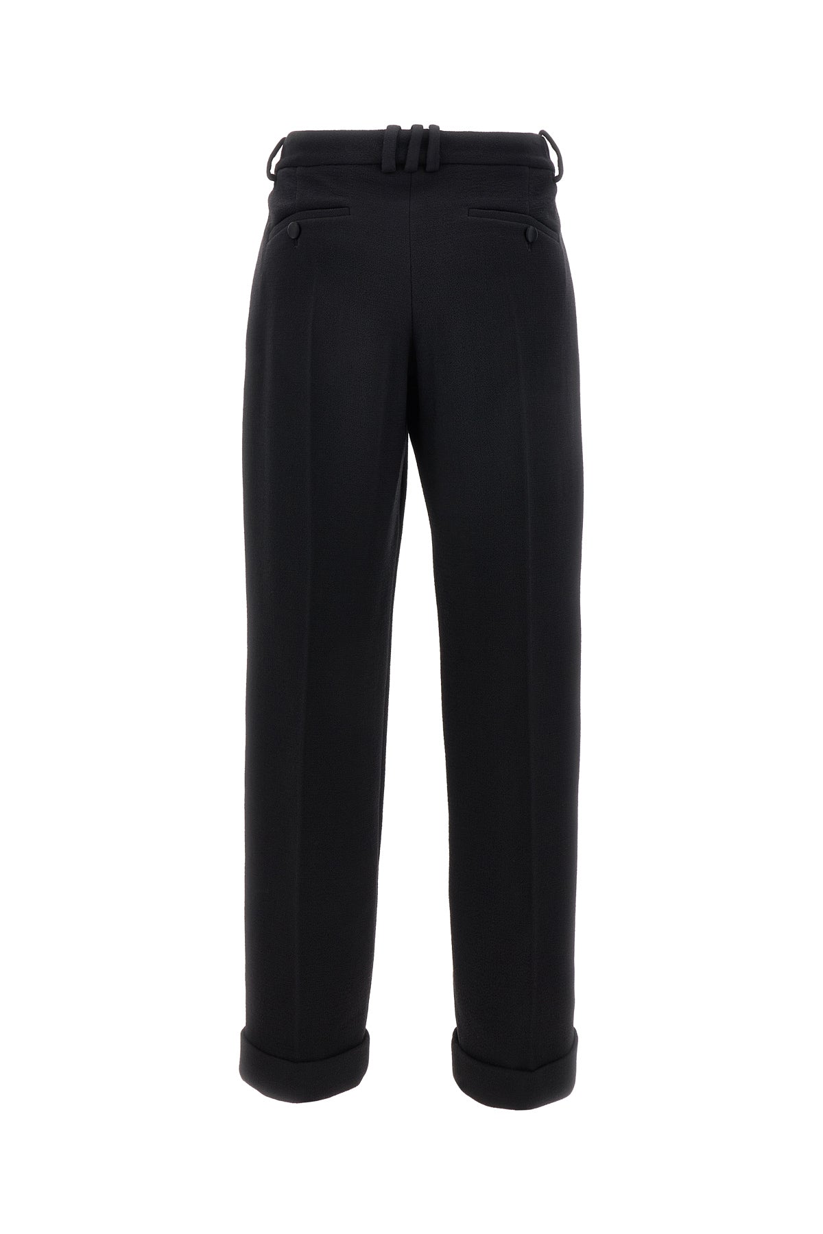 Balmain Pantalone in lana nera, view 2