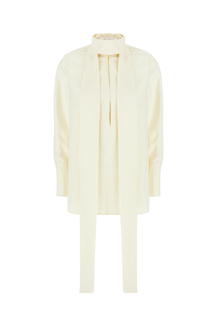 Givenchy Blusa oversize in seta crema