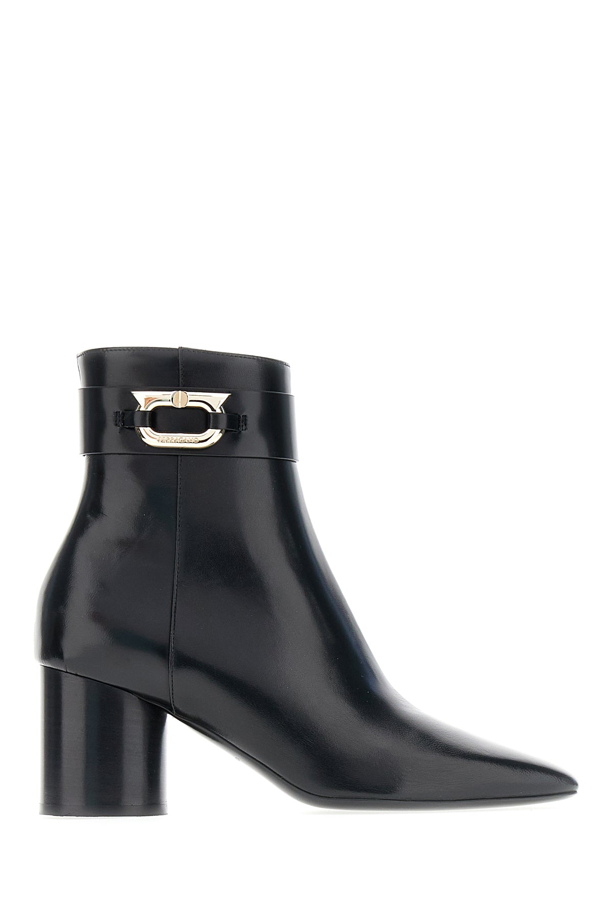 Ferragamo Stivaletti in nappa nera