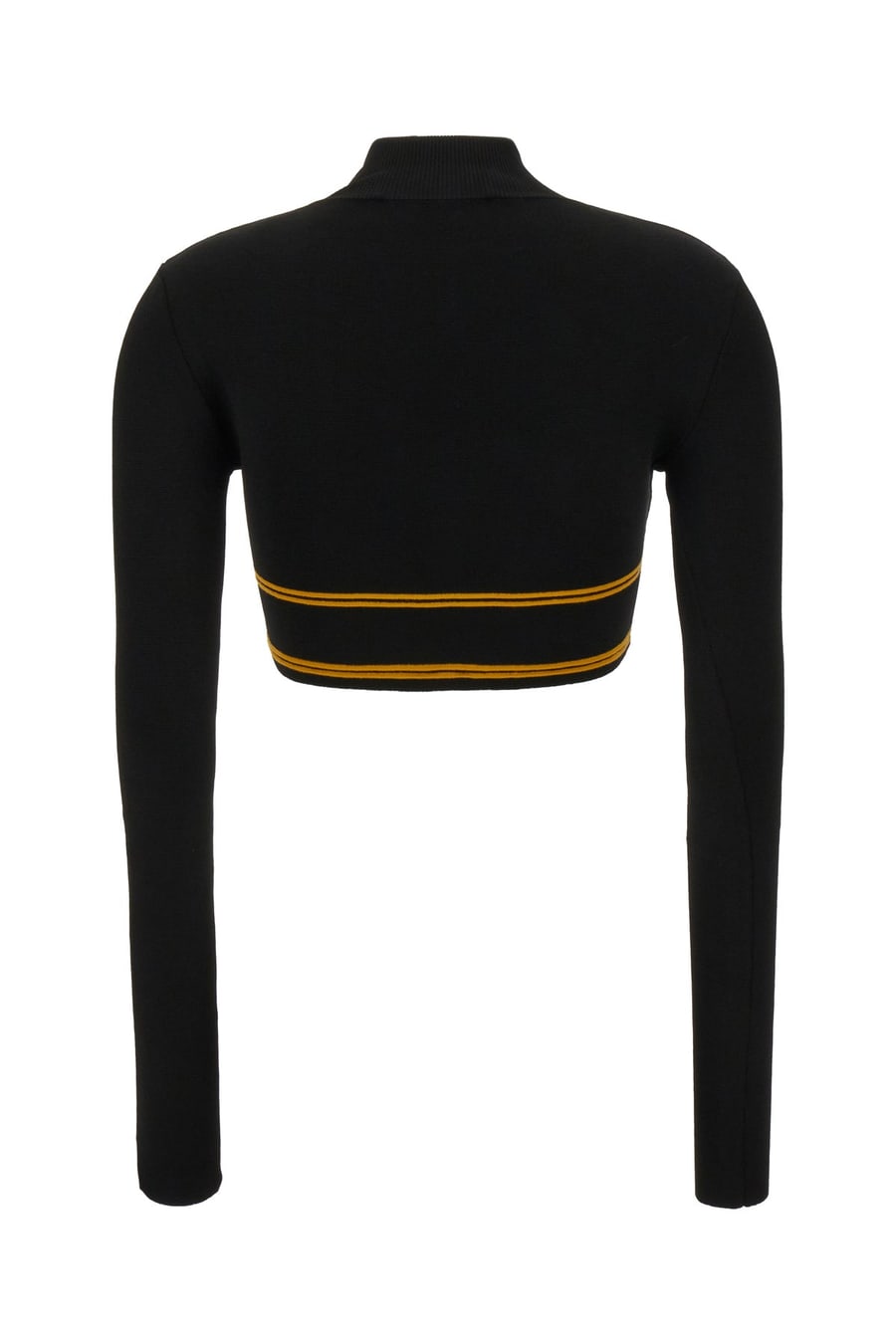 Marni Top in misto viscosa nera, view 2