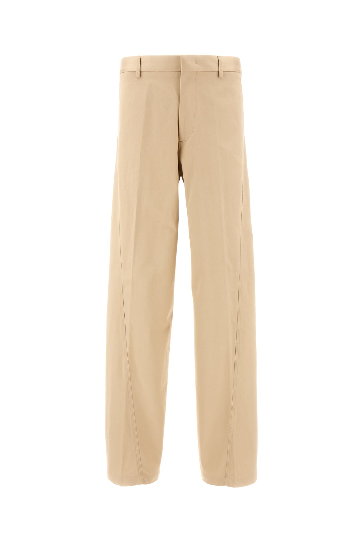 LANVIN Pantalone chino in cotone beige