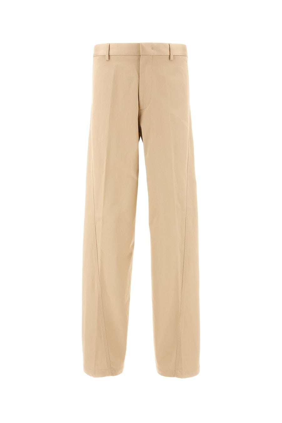 LANVIN Pantalone chino in cotone beige
