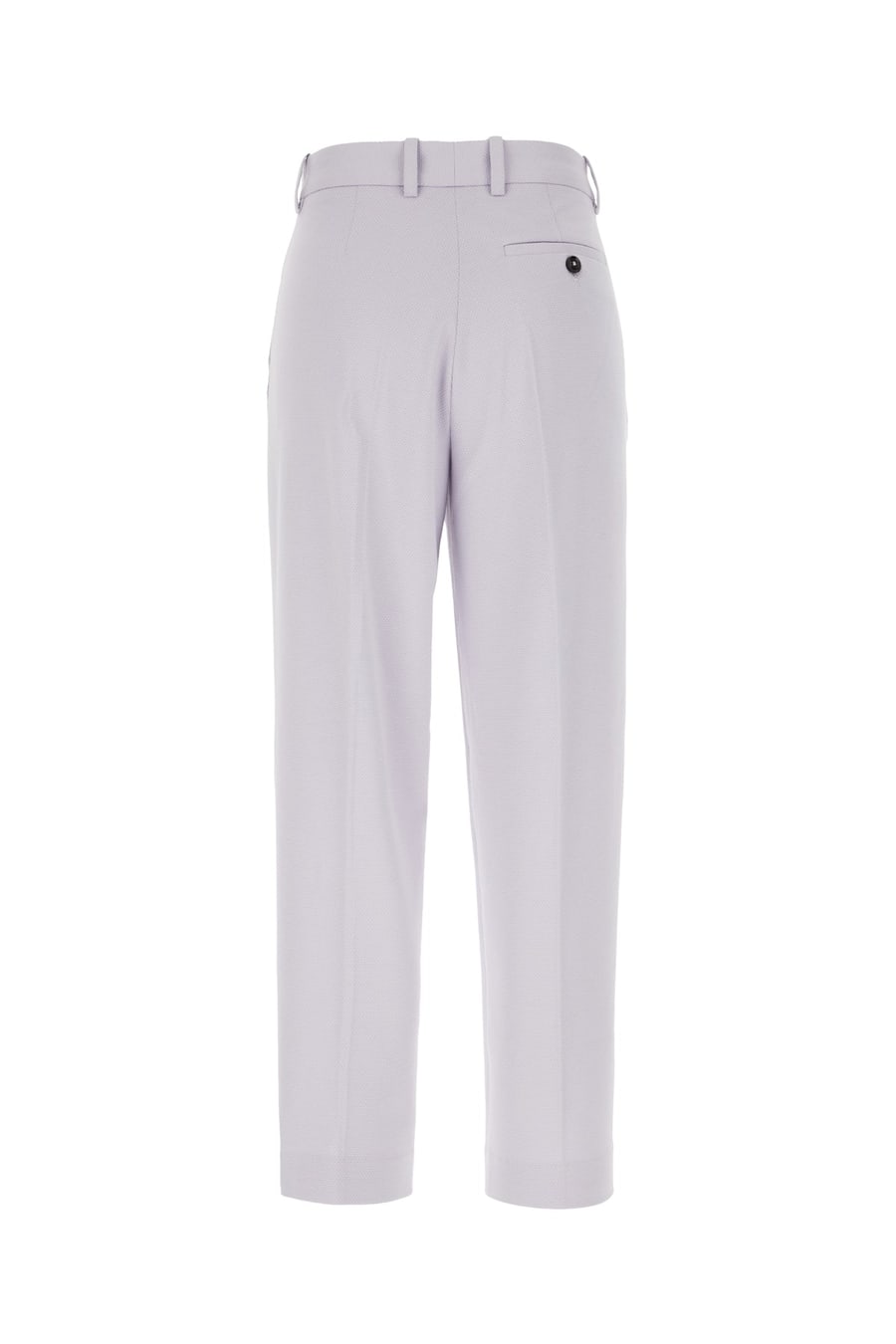 CIRCOLO Pantalone in cotone stretch lilla, view 2