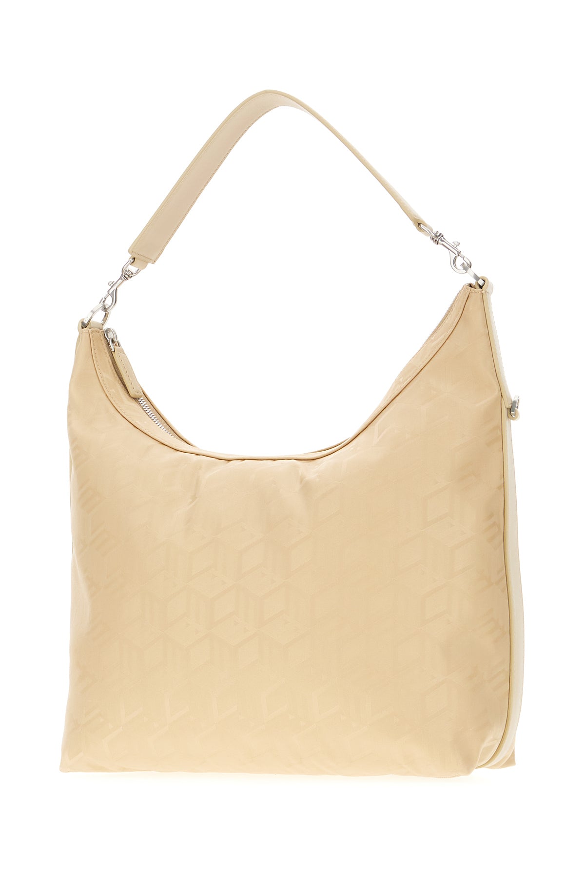 MCM Borsa a mano Aren in nylon sabbia, view 2