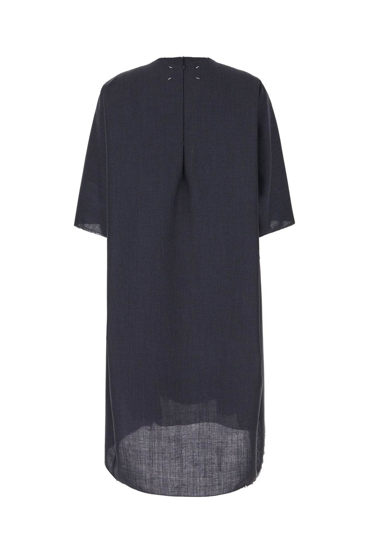 Maison Margiela Abito oversize in misto mohair ardesia, view 2