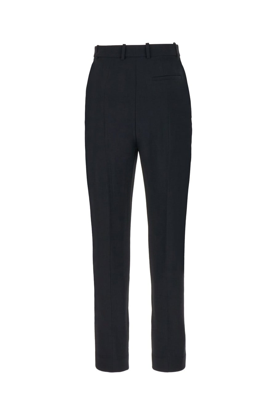 Alexander McQueen Pantalone in misto viscosa nera, view 2