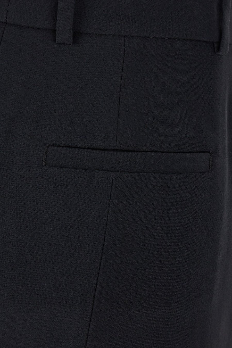 Alexander McQueen Pantalone in misto viscosa nera, view 3