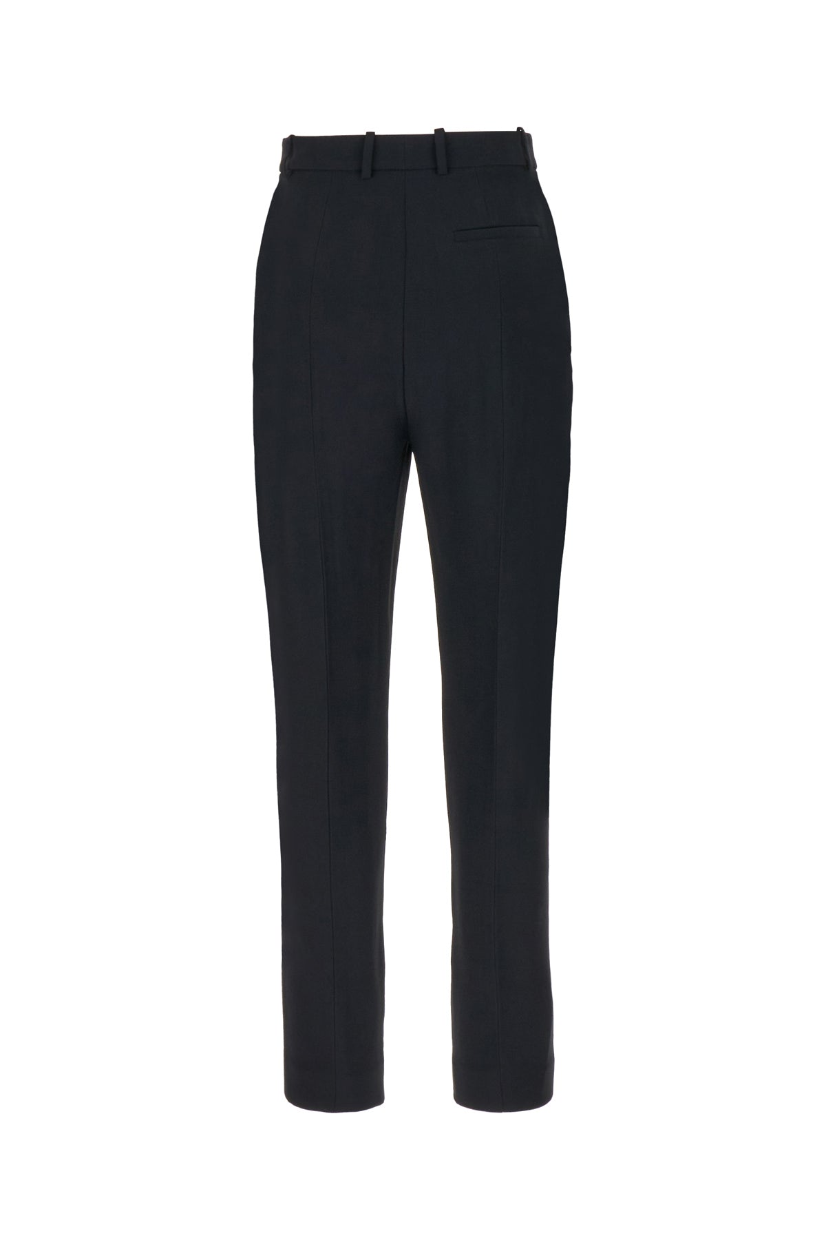 Alexander McQueen Pantalone in misto viscosa nera, view 2