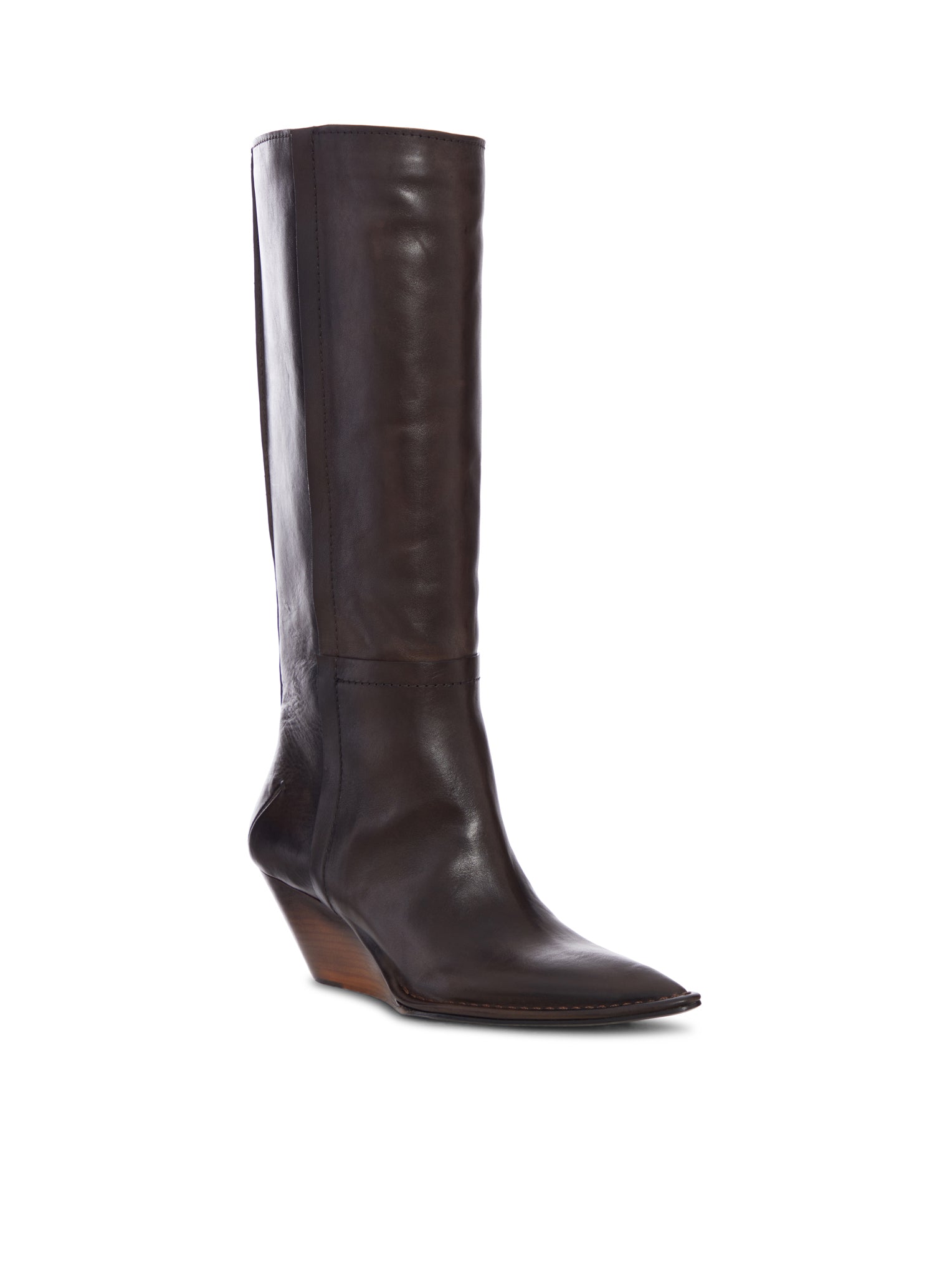 Capasa Milano CAMPEROS HIGH LEATHER BOOT WITH WEDGE, view 2